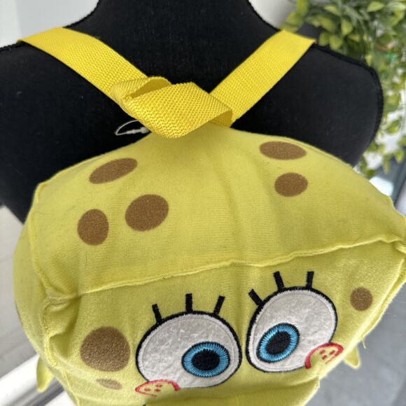Nickelodeon Spongebob SquarePants Figure Stuffed Animal Plush Backpack 2012 - Picture 2 of 14